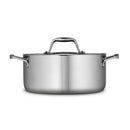 Stainless Steel Tri-Ply Clad 5-Quart Dutch Oven with Lid