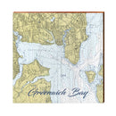 Greenwich Bay NOAA Chart Map | Real Wood Art Print