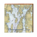 Narragansett Bay NOAA Chart Map | Real Wood Art Print