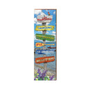 Lake Winnipesaukee Lake Directional Canoe | Wall Art Print on Real Wood