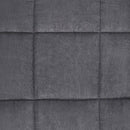 King Plush Sherpa Reversible Micro Suede Comforter Set in Gray