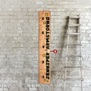 Personalized Family Growth Chart | Wood Sign | Customizable Wall Art Print on Real Wood | Kids Room Name Decor