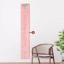 Customizable Family Growth Chart | Flower Sign | Wall Art Print on Real Wood | Girl Kids Name Decor