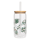 Holly Can Glass - 17 oz