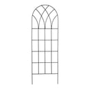 60-inch Gothic Arch Top Metal Wall Trellis for Home Garden