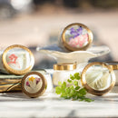 Petite Pressed Floral Candle - Honey Tobacco