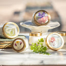 Petite Pressed Floral Candle - Honey Tobacco