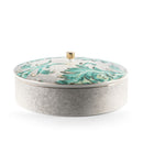 Classy Harir - Decorative Large Canister/Server - Green & Gold