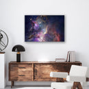 Galactic Print Metal Wall Art – Space Galaxy Cosmic Scenic Wall Decor