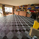 Garage Tile - Interlocking PP Flooring - High End Polypropylene | 100% Recyclable | DECKO DURANTE (15.8" x 15.8" x 0.7" tile) Select Color