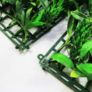 Sample Panel – Snowy White Vertical Garden (Small Sample)