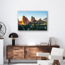 Garden of the Gods Print Metal Wall Art – Colorado Springs Red Rock Scenic Wall Decor