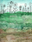 Garden Strata - Open Edition Canvas Print