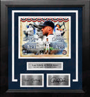 Lou Gehrig & Derek Jeter New York Yankees Hit Leaders 8" x 10" Framed Photo with Engraved Autographs