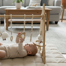 Rocket Wooden Baby Gym – Modern Montessori-Inspired Infant Play Arch
