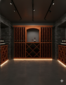 8 Foot Wine Cellar Storage System | 336 Bottle Capacity