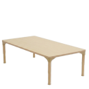 Rectangular Adjustable Kids Table – 13" to 17" Height | Toddler & Preschool Classroom Activity Table