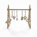 Rocket Wooden Baby Gym – Modern Montessori-Inspired Infant Play Arch