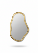 Asymmetrical Mirror Wall Brass Mirror