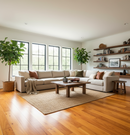 Solid Hardwood Golden Teak Premiere 5" Wide, 84" RL, 3/4" Thick Smooth Garapa Floors - Orion Collection