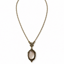 Bronze Magnifying Glass Pendant Necklace