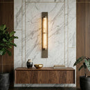 Arden Spanish Alabaster Column Sconce