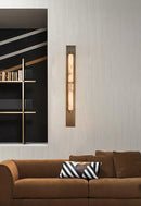 Arden Spanish Alabaster Column Sconce