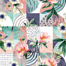 Voguish Abstract Floral Wallpaper Chic