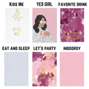 Kiss Me Mistletoe Holiday Kitchen Tea Towel | 20" x 29" Flour Sack Towel in Gift Box