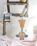 Giraffe Baby Pillow Cover