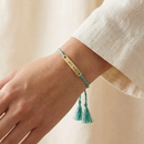 Girl Boss String Gold Bar Bracelet | In a Giftable Glass Jar with Cork Lid