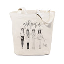 Girl Power Cotton Canvas Tote Bag