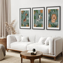 Baby Giraffe, Zebra, Lion Nursery Wall Decor