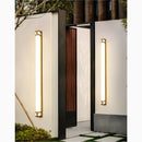 Black/Gold Outdoor Waterproof Long LED Wall Lamp for Villa