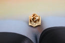 Bookworm Scholar Gold Lapel Pin