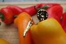 Chili Pepper Gold Lapel Pin