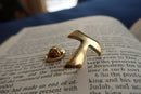 Franciscan Tau Gold Lapel Pin