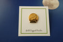 Howling Wolf Gold Lapel Pin