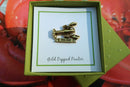 Maine Lobster Gold Lapel Pin