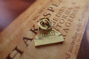 Shakespeare Gold Lapel Pin