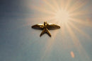 Swallow Gold Lapel Pin