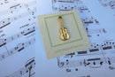 Acoustic Guitar Gold Lapel Pin