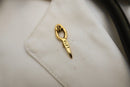 Aneurysm Clip Gold Lapel Pin