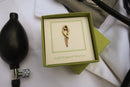 Aneurysm Clip Gold Lapel Pin
