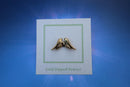 Angel Wings Gold Lapel Pin