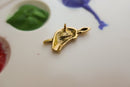 Artist's Hand with Brush Gold Lapel Pin
