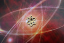 Atom Gold Lapel Pin