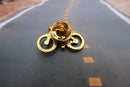 Bicycle Gold Lapel Pin