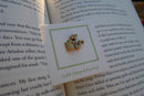 Bookworm Gold Lapel Pin