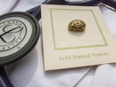 Brain Gold Lapel Pin